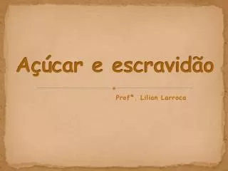 a car e escravid o