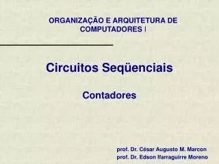 circuitos seq enciais contadores