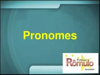 pronomes