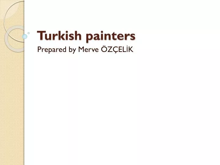 turkish painters