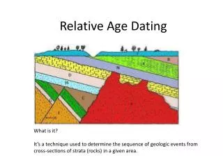 Relative Age Dating