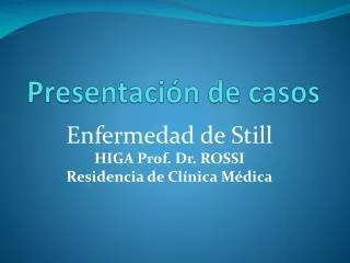 presentaci n de casos