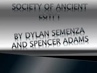 Society of Ancient Egypt