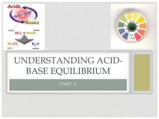 Understanding Acid-Base Equilibrium