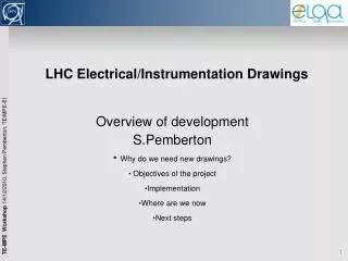 LHC Electrical/Instrumentation Drawings