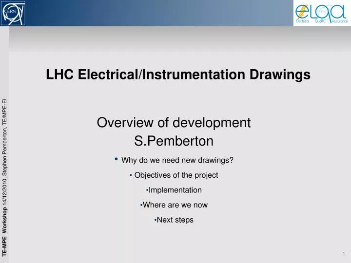 lhc electrical instrumentation drawings