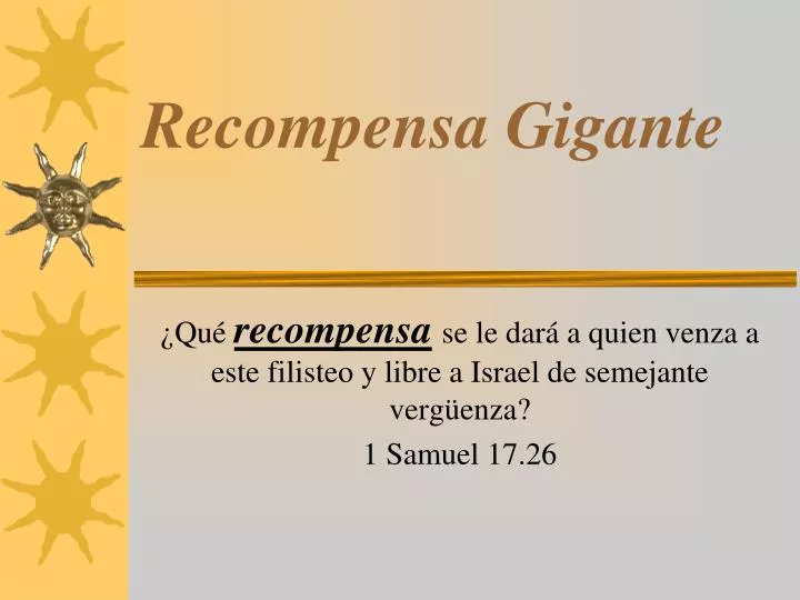 recompensa gigante