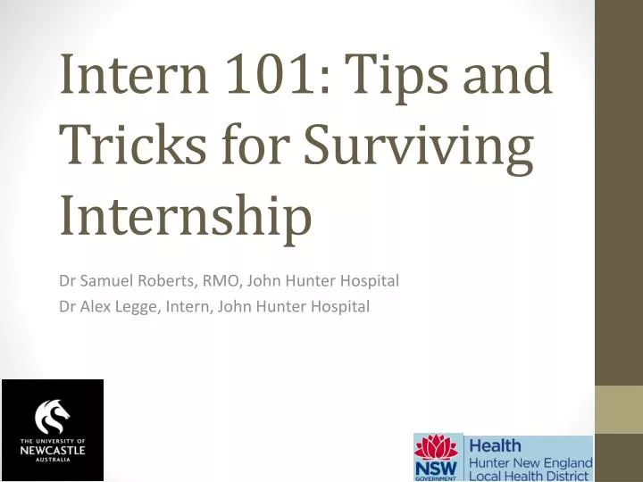 intern 101 tips and tricks for surviving internship