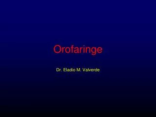Orofaringe