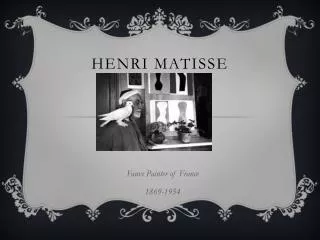 henri matisse