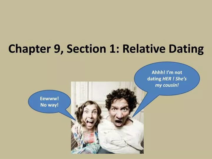 chapter 9 section 1 relative dating