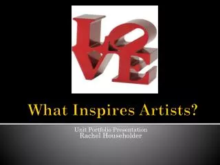 What Inspires Artists?