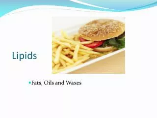 Lipids