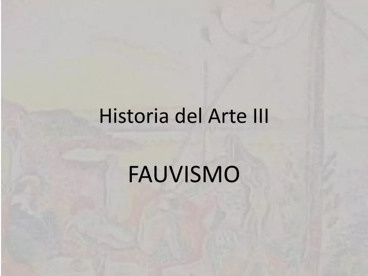 historia del arte iii