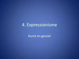 4. Expressionisme