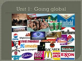 Unit 1: Going global