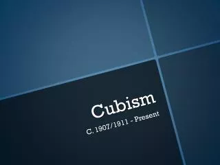 Cubism