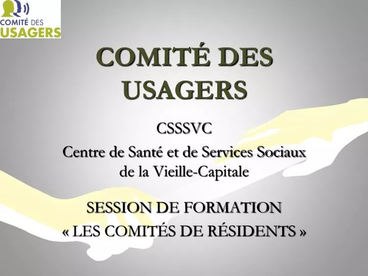 comit des usagers