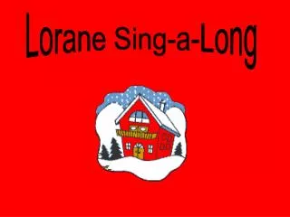 Lorane Sing-a-Long