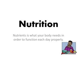 nutrition