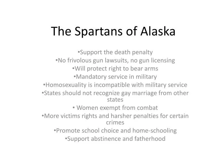 the spartans of alaska