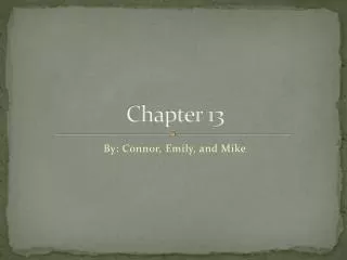 Chapter 13