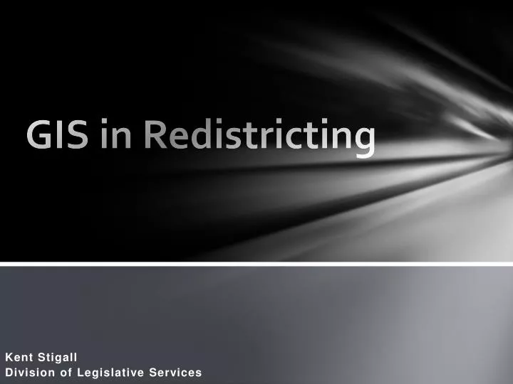 gis in redistricting