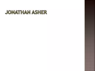 Jonathan Asher