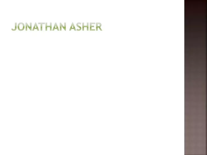 jonathan asher