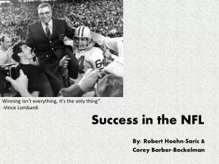 Success in the NFL