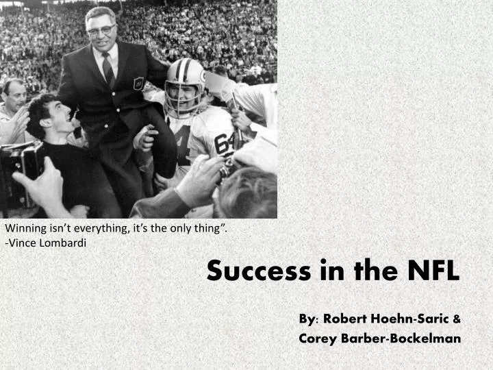 success in the nfl