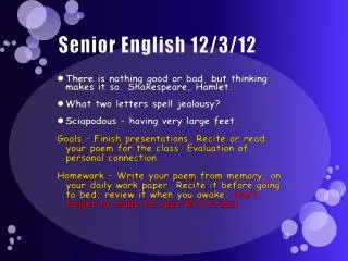 senior english 12 3 12