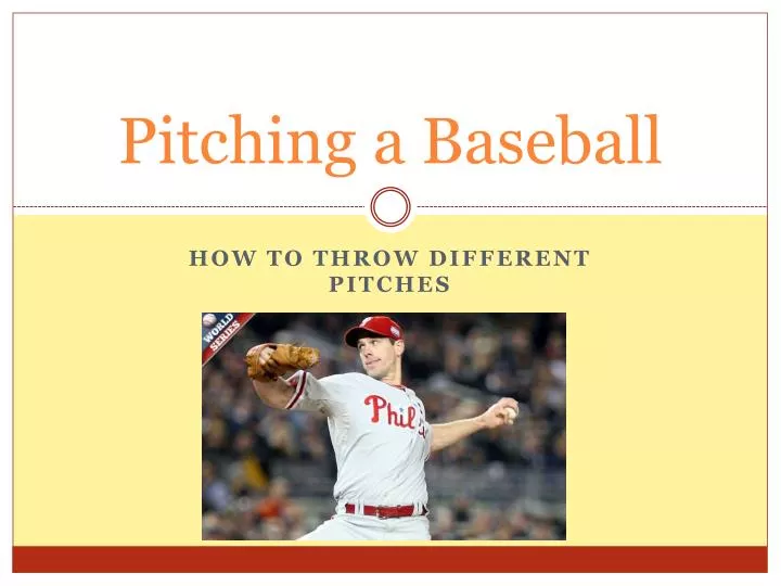 pitching a baseball