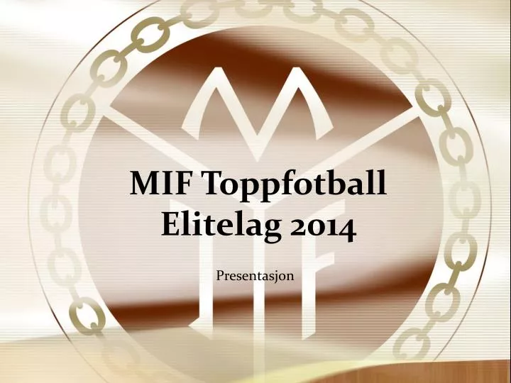 mif toppfotball elitelag 2014