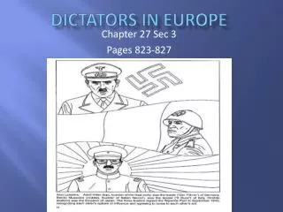Dictators In Europe