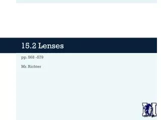 15.2 Lenses