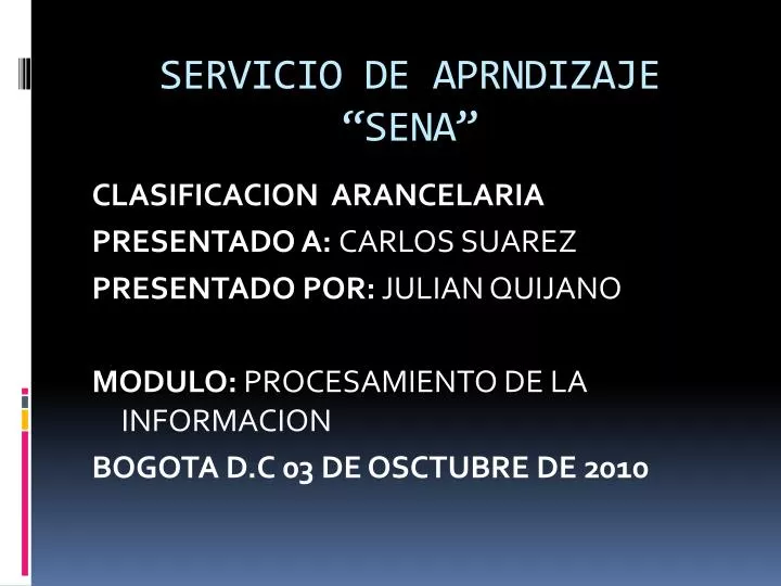 servicio de aprndizaje sena