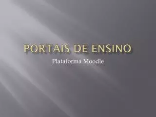 portais de ensino