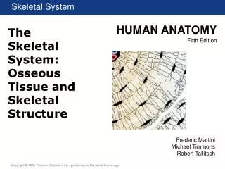 The Skeletal System: Osseous Tissue and Skeletal Structure