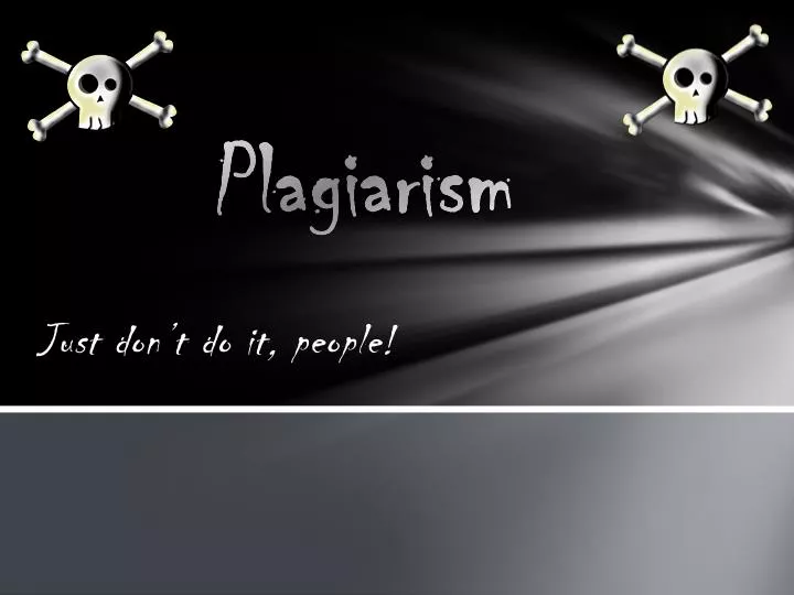 plagiarism