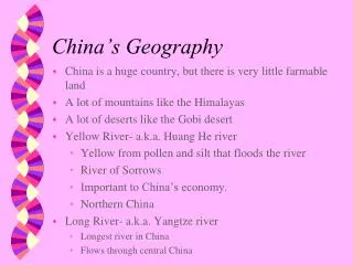 china s geography