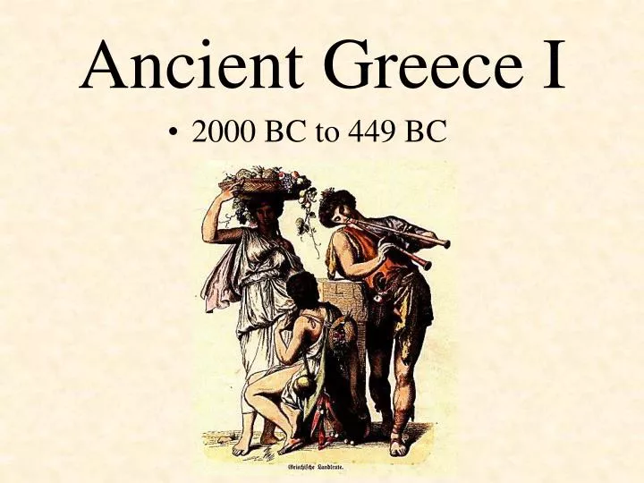 ancient greece i