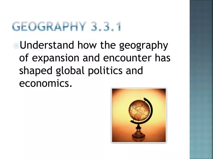 geography 3 3 1