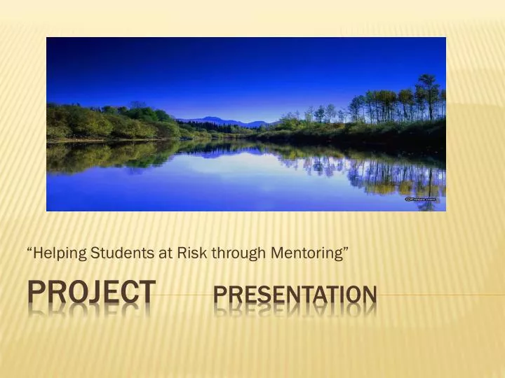 helping students at risk through mentoring