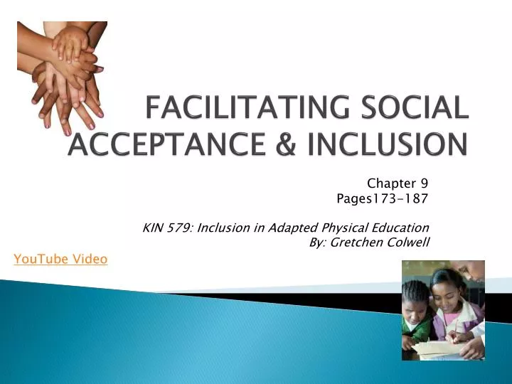 facilitating social acceptance inclusion