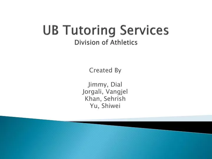 ub tutoring services division of athletics