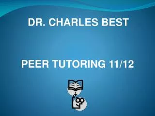 DR. CHARLES BEST