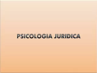 PSICOLOGIA JURIDICA