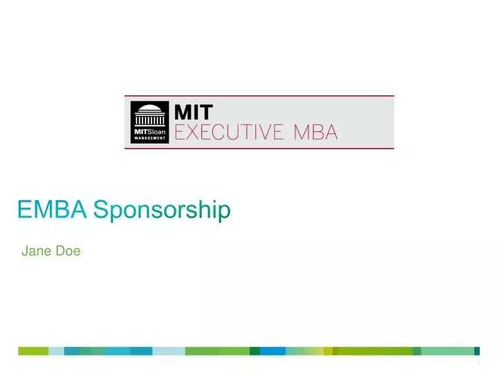 emba sponsorship