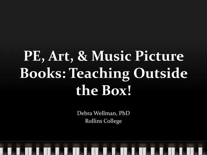 pe art music picture books teaching outside the box
